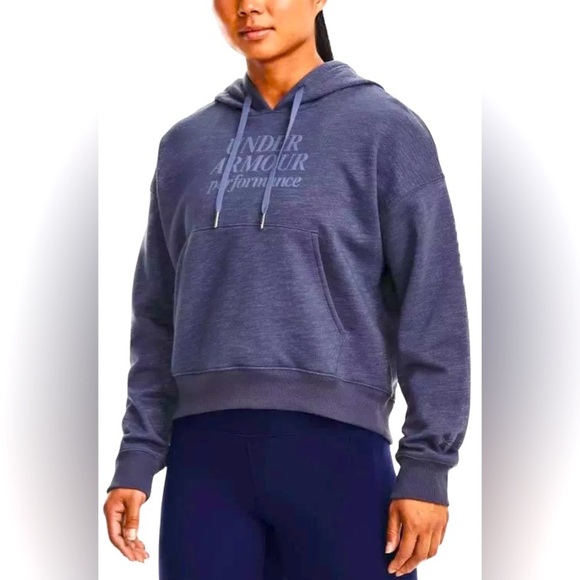 Under Armour Hooded sweatshirt Essential Script Hoodie Size XL - Picture 1 of 10